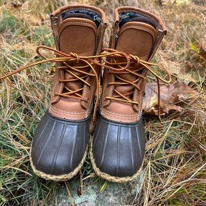L.L. Bean Women's 8" Gore-Tex / Thinsulate Bean Boot in Tan Brown 6M Excellent!